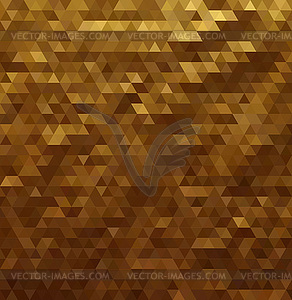 Abstract golden triangle pattern background. No - royalty-free vector image