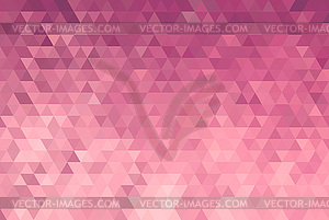 Abstract rose triangle pattern background. No - vector image