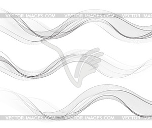 Abstract flowing wave lines . Design element for - vector clip art