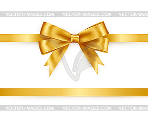 Shiny color satin ribbon - vector clip art