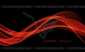 Abstract red background with lighting effect. - vector clipart