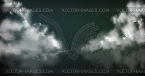 Smoke stage background. Abstract fog with shadow - vector image