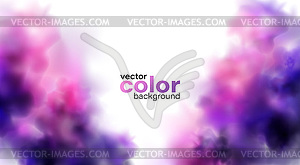 Holiday Abstract shiny color powder cloud design - vector image