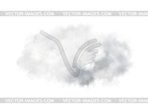 Abstract realistic fog cloud design element - vector image