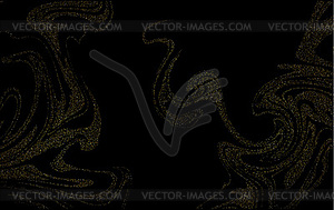 Abstract Gold design element with glitter effect - vector clip art