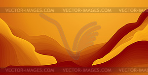 Abstract colorful flowing wave lines background. - vector image
