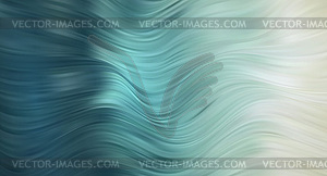 Abstract Waves. Shiny blue moving lines design - vector clip art