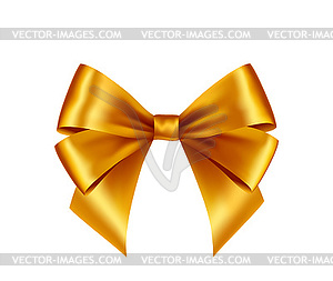 Shiny color satin ribbon - vector clipart