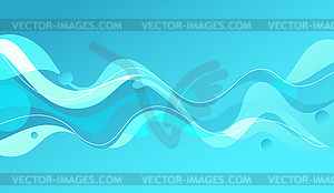 Modern colorful flow poster. Wave Liquid shape colo - vector image