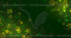 Holiday Abstract shiny color gold bokeh and glitter - vector clipart