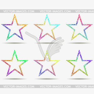 Leader boss star, winner, star rating, rank. Star - vector image