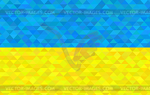 Ukraine Flag - vector clipart