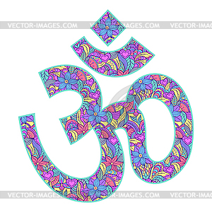 Om symbol - vector clip art