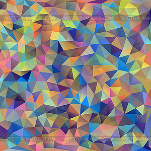 Colorful triangle background - vector clip art