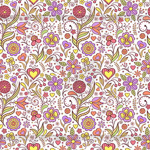 Floral background - vector image