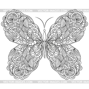 Abstract butterfly - vector clipart