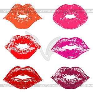 Set of lips - vector clipart