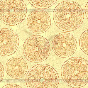 Absctract oranges - vector image