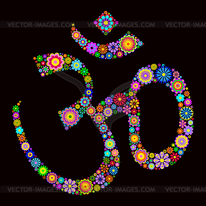 Om sign - vector image