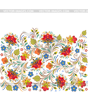 Цветочный декор - стоковый векторный клипарт
