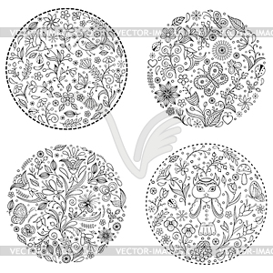 Floral patterns - vector image