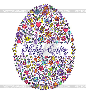 Colorful easter egg - vector clipart