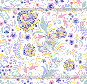 Floral seamless pattern - vector image