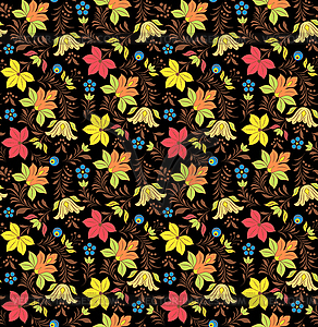 Russian seamless pattern - vector clipart