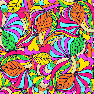 Colorful abstract seamless pattern - vector EPS clipart