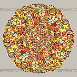 Abstract colorful mandala - vector clipart