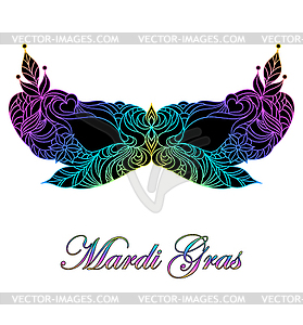 Carnival, masquerade mask - vector clipart