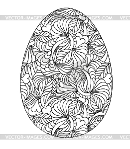 Абстрактные пасхальное яйцо - изображение в формате EPS