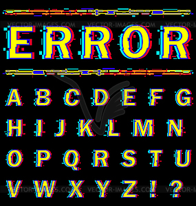 Alphabet - vector image