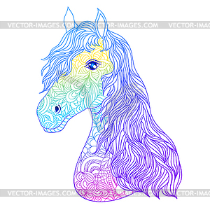 Head of horse - vector clip art