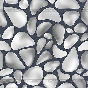 Узор с серыми камнями - векторизованное изображение