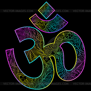 Om symbol - vector clip art