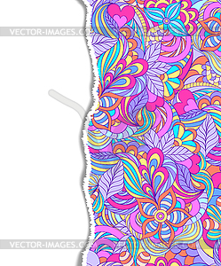 Красочный абстрактный узор - рисунок в векторе