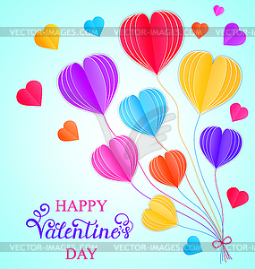 Valentines day card - vector image