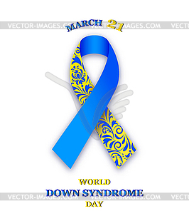 World Down Syndrome Day - vector clipart