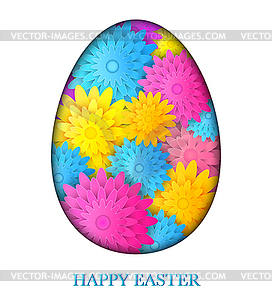 Easter greeting card - vector image