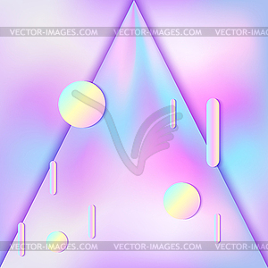 Abstract holographic background - vector clip art