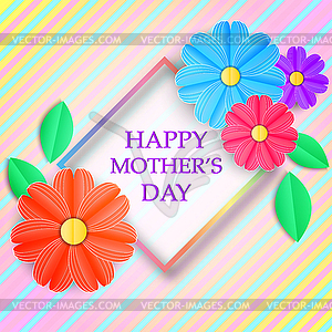 Colorful greeting card - vector clipart