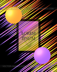 Abstract poster design - vector image