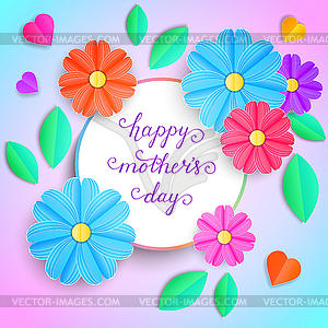 Colorful greeting card - vector clipart