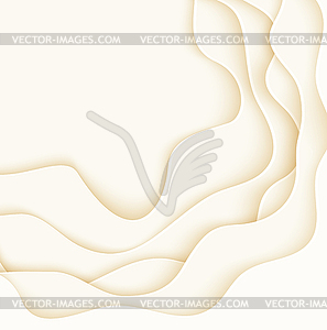 Paper art background - vector clipart