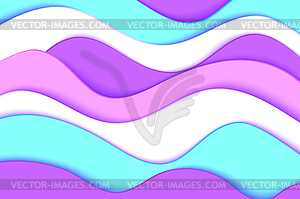 Paper art background - vector clipart