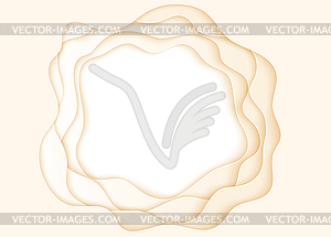 Paper art background - vector clipart