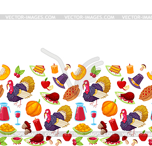 Pattern for thanksgiving day - vector clip art