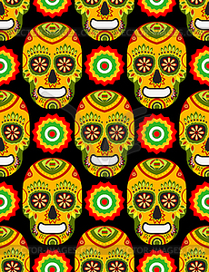 Pattern for mexican day of dead - vector image