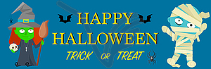 Banner for Halloween - vector clipart